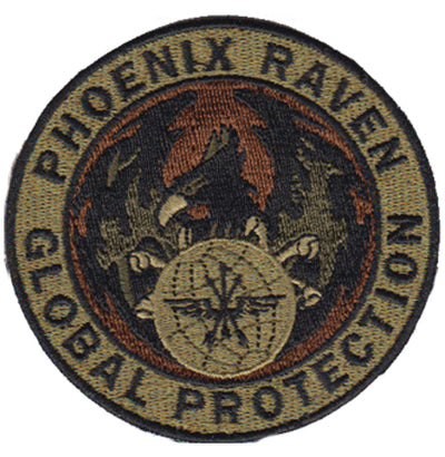 Security Forces Spice Brown Phoenix Raven Patch - 2 Pack